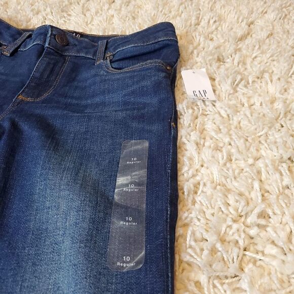 GAP High Stretch Super Skinny Mid Rise Jeans - Sz. 10 Regular - Picture 2 of 6